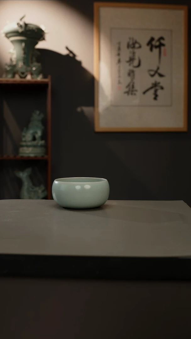 【闪购商品】杯仿古釉原矿 禅定 微瑕