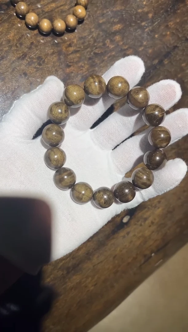 阴沉木手串/手链1.5碎花88