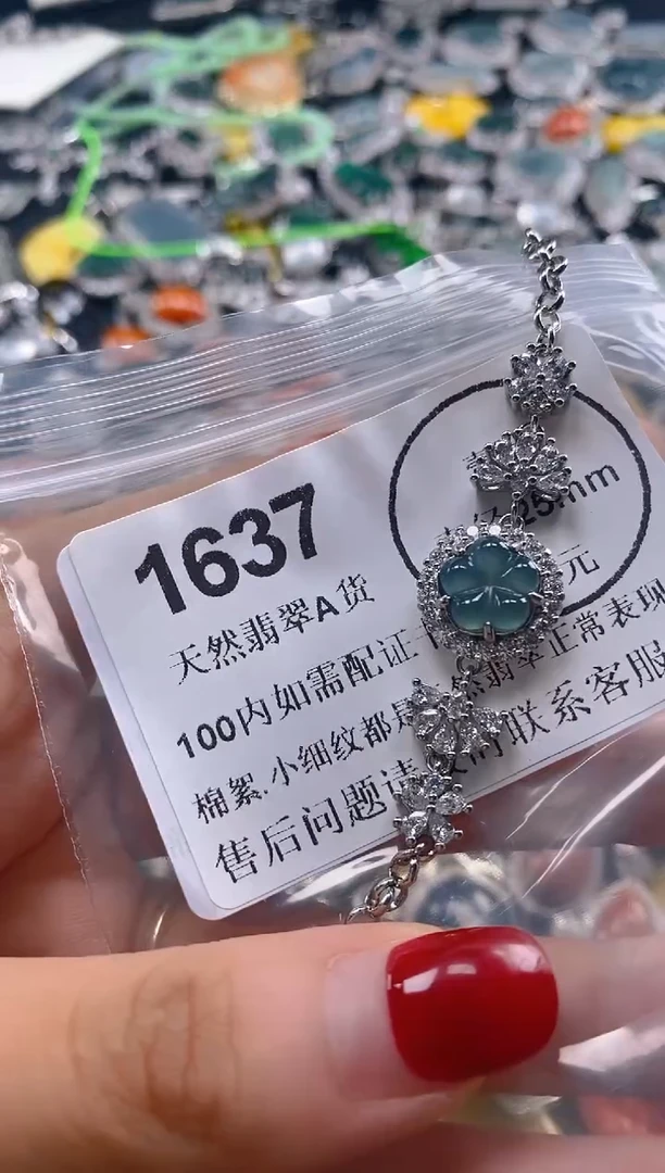 吊坠(不含链)未镶嵌翡翠1637