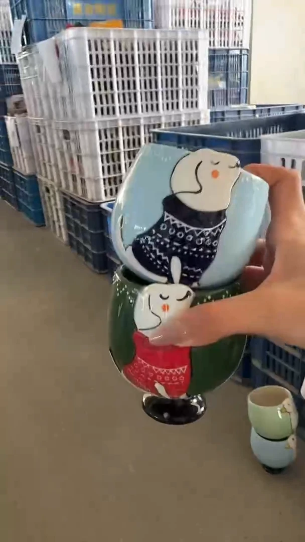 陶瓷【唯品瓷】手工手绘直播间