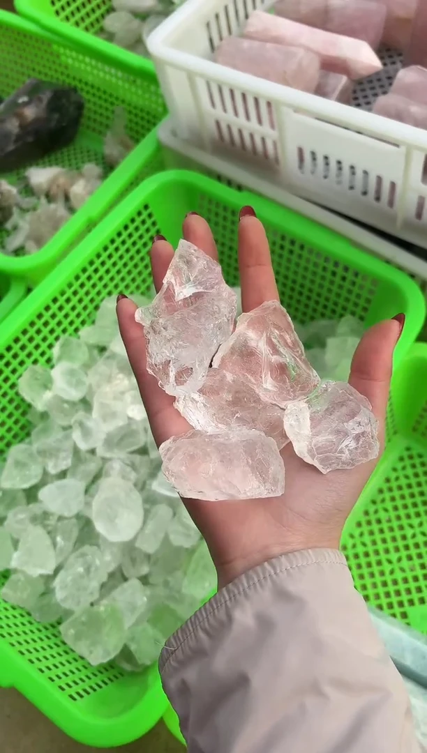 【闪购商品】水晶摆件未镶嵌白阿赛 多样性发一个 346