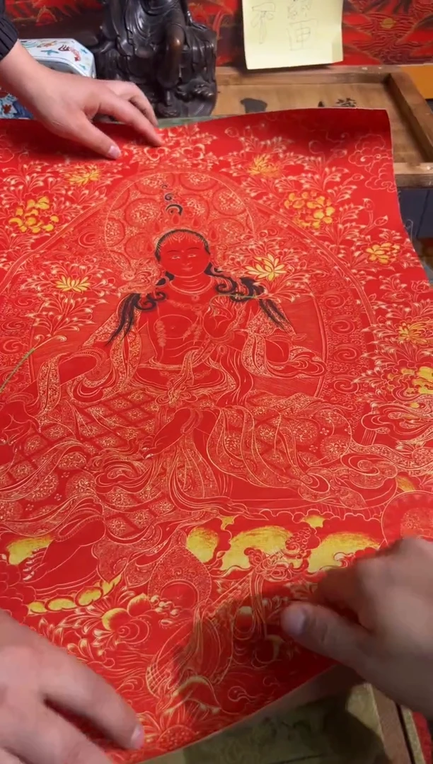 卷轴画卷轴画奥奥的唐卡