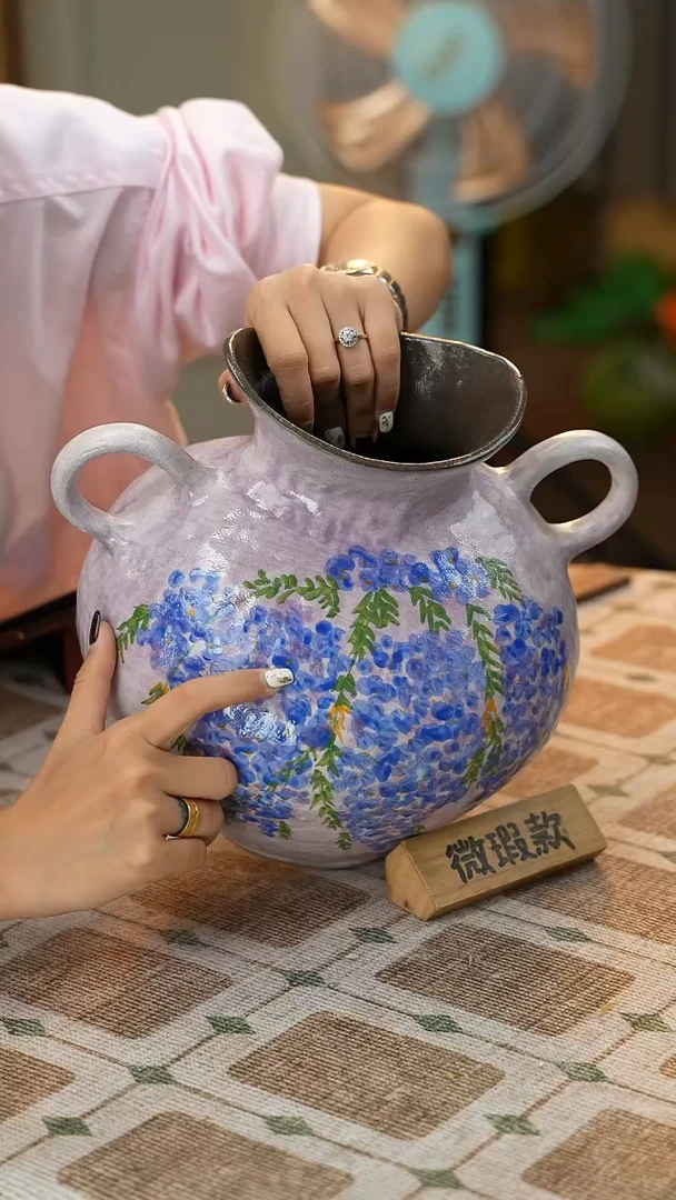 景德镇手工陶瓷花器【微瑕介意勿拍】