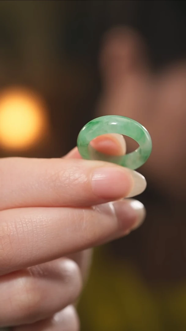 未镶嵌戒指翡翠圈口12 翡翠戒指多样性发货