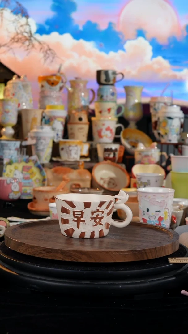 陶瓷便携款手工手绘景德镇陶瓷