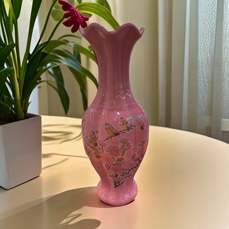 景德镇高温陶瓷花瓶喜鹊 福利