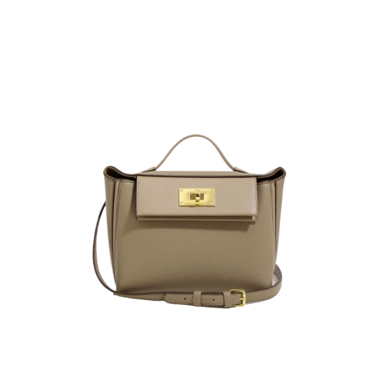 TUANZI【PicotinLock】大马新款手提单肩腋下女包 J-2424-大象灰