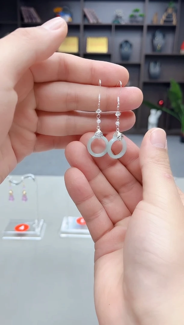 未镶嵌翡翠耳饰Z13