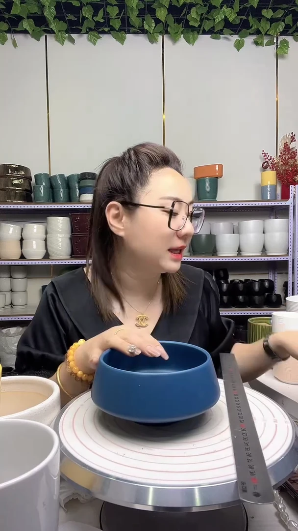 陶瓷花盆默认打孔宽高14-8