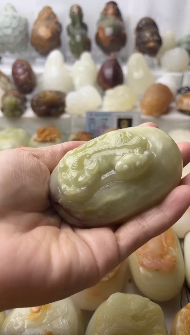 石材方解石棉纹正常不退换貔貅