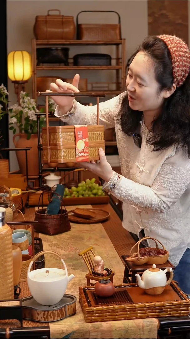 古风 提盒 长方形（双层）