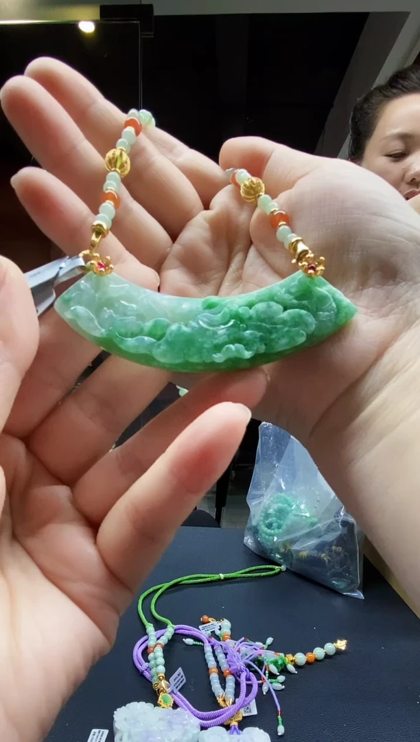 颈饰未镶嵌翡翠翡翠吊坠