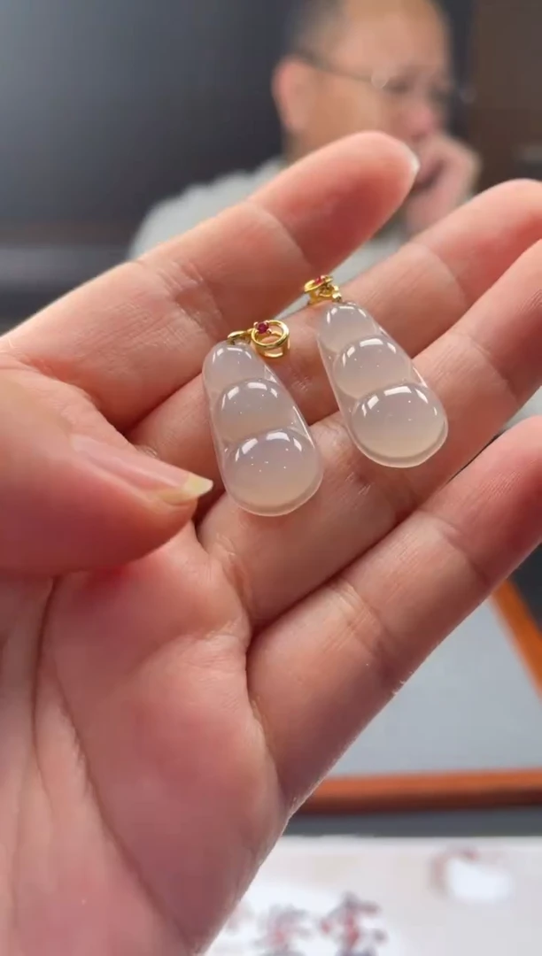 【闪购商品】和田玉颈饰银S925镶嵌-21HDJT0128358多样性发其一