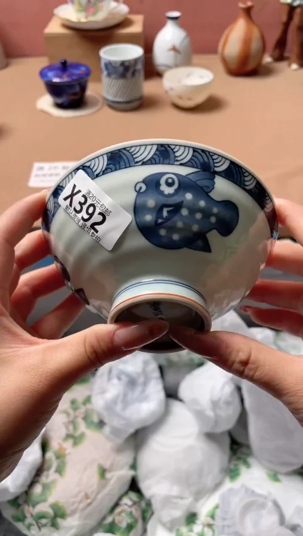 瓷片竹*瓷器瓷器X392