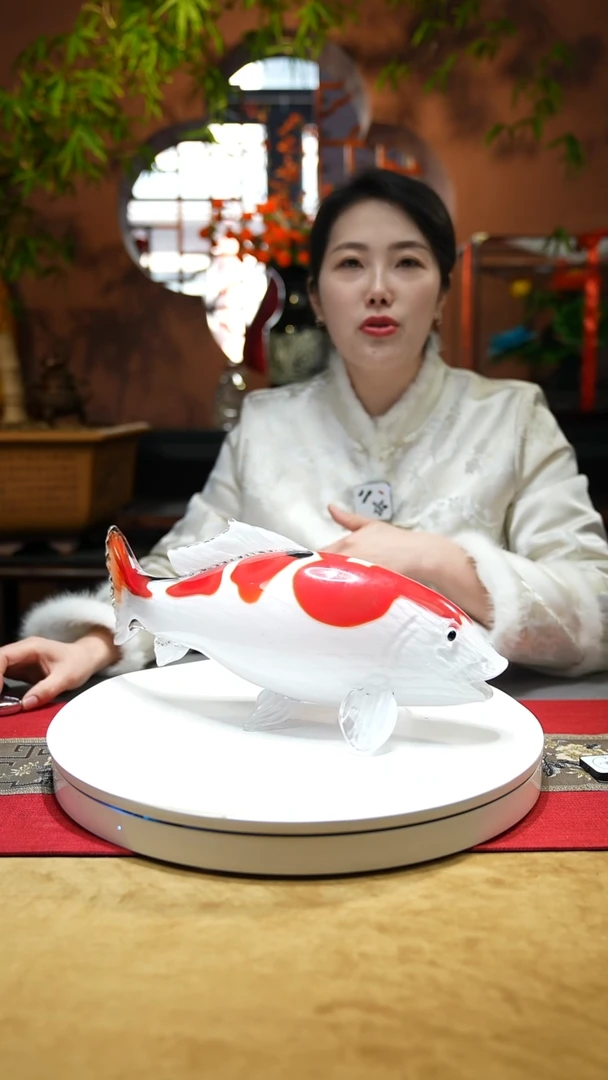 【闪购商品】琉璃手工艺品锦鲤昭和