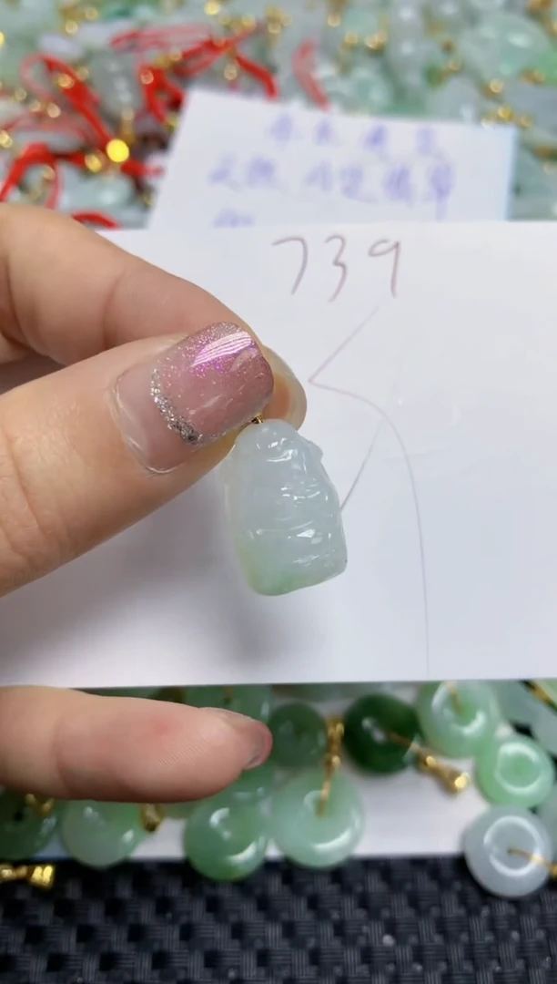 【闪购商品】翡翠颈饰合金天然A货翡翠
