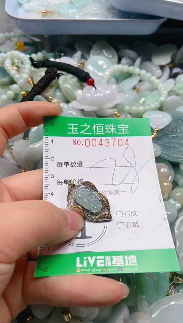 【闪购商品】翡翠颈饰未镶嵌闪购0043704