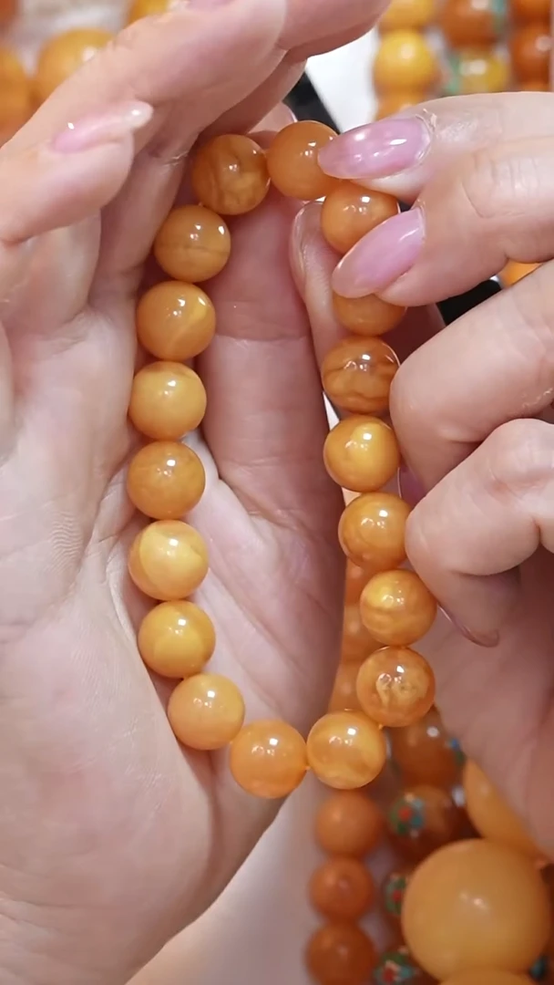 蜜蜡颈饰未镶嵌8675天然蜜蜡珠宝奇石云端妖孽全部保真