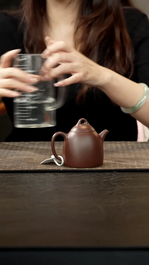 茶壶紫砂老紫泥子冶秦权170cc