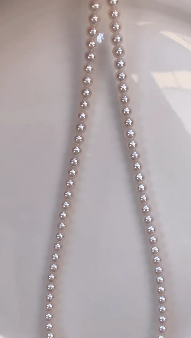 项链14K金镶嵌淡水珍珠4