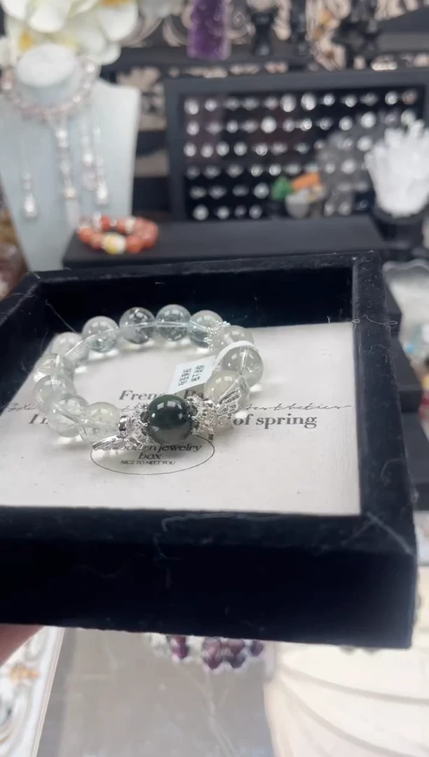 【闪购商品】烟晶手链银S925镶嵌天然水晶 多样性发货