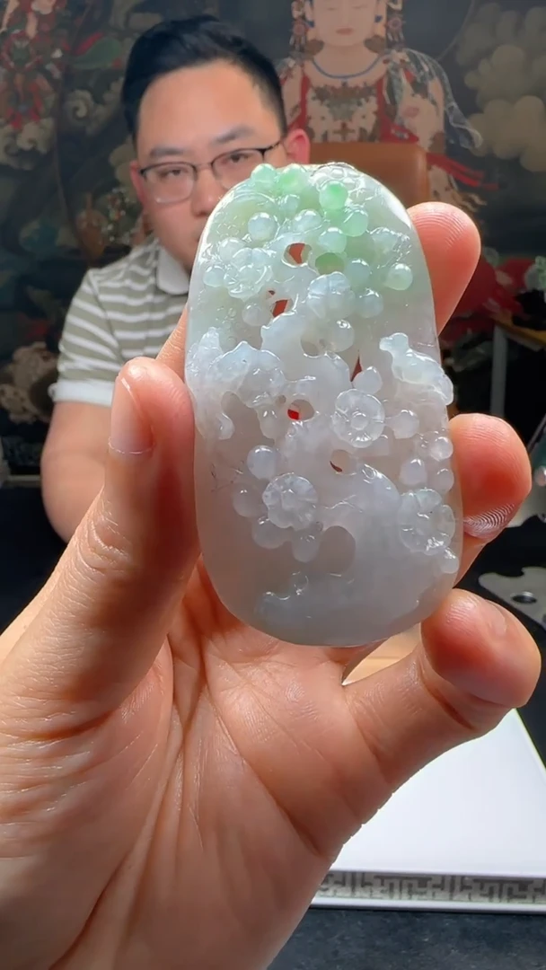 【闪购商品】定制翡翠未镶嵌L-@@QJXC11852