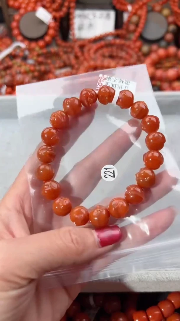 【闪购商品】南红玛瑙手串未镶嵌11