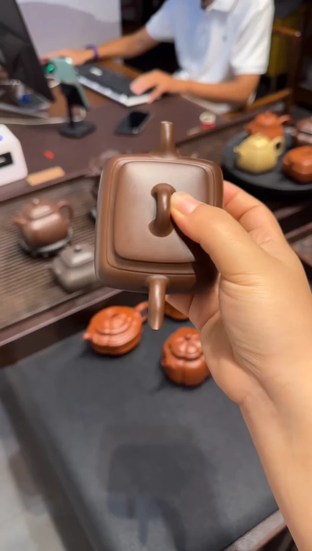 茶壶紫砂快**人长四方 紫砂壶