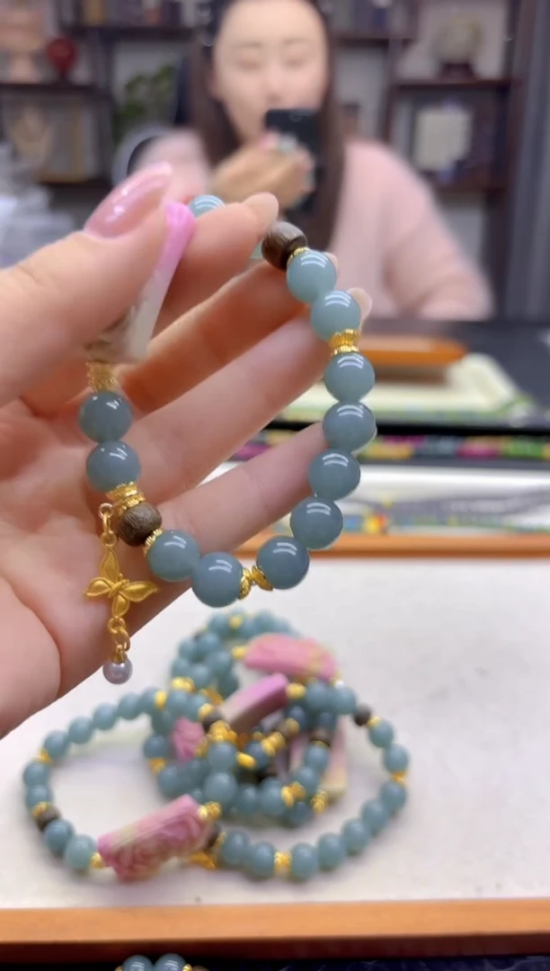 未镶嵌手链翡翠DIY款S924