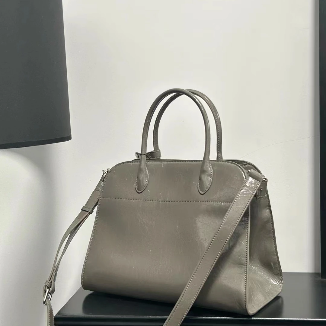 『高端玩家』J-6301-灰色新款休闲百搭经典腋下斜跨女包