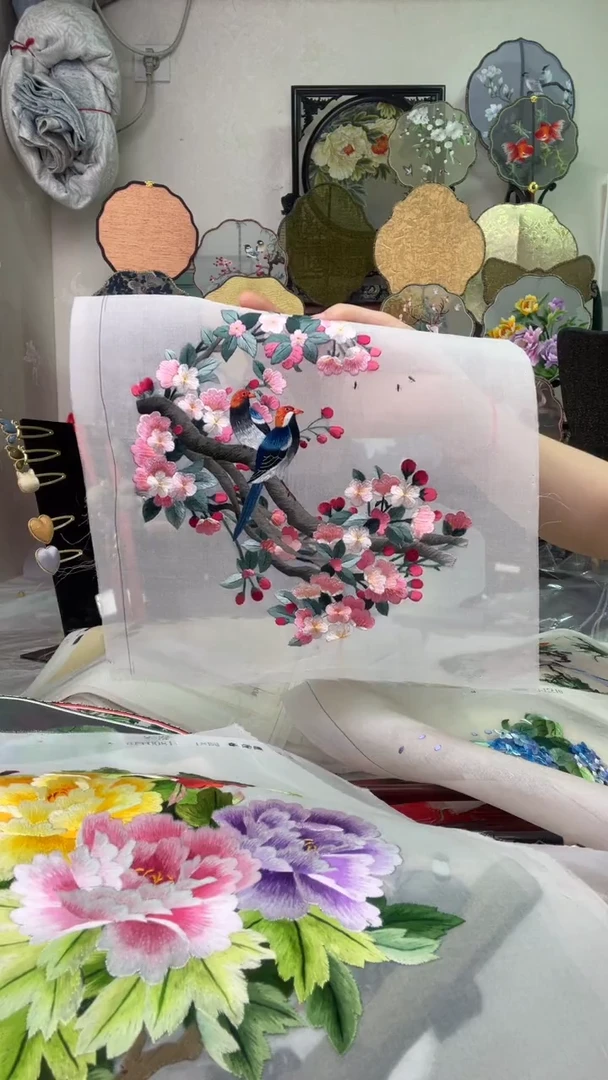 刺绣w*苏绣作品苏绣绣片