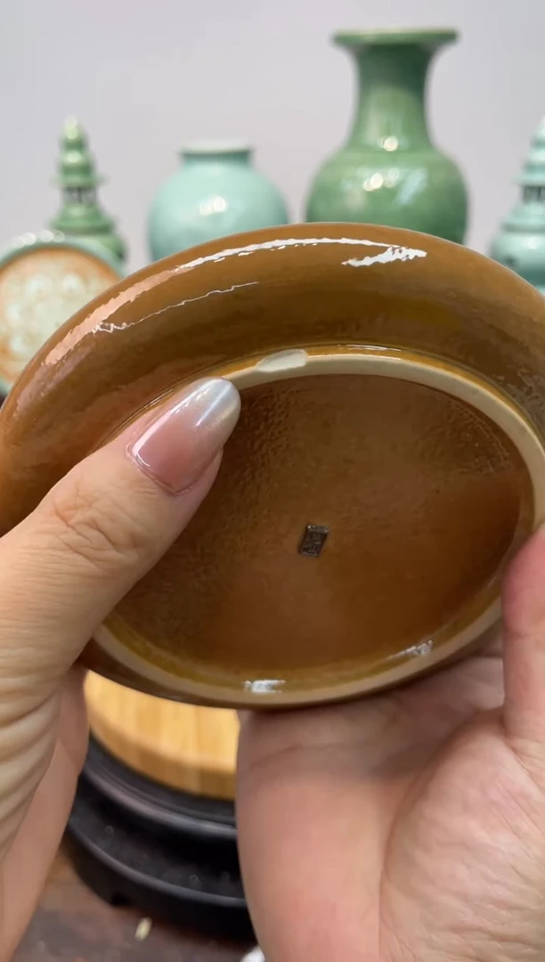 背面磕碰特价福利 微瑕 慧仙青瓷