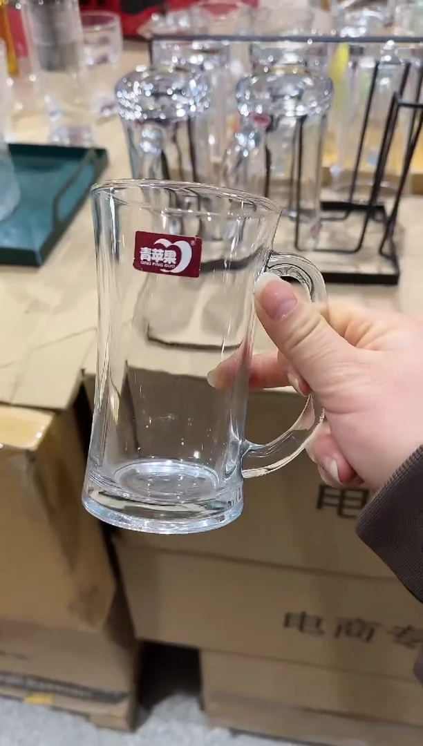 【闪购商品】玻璃无盖款青苹果闪购价6只