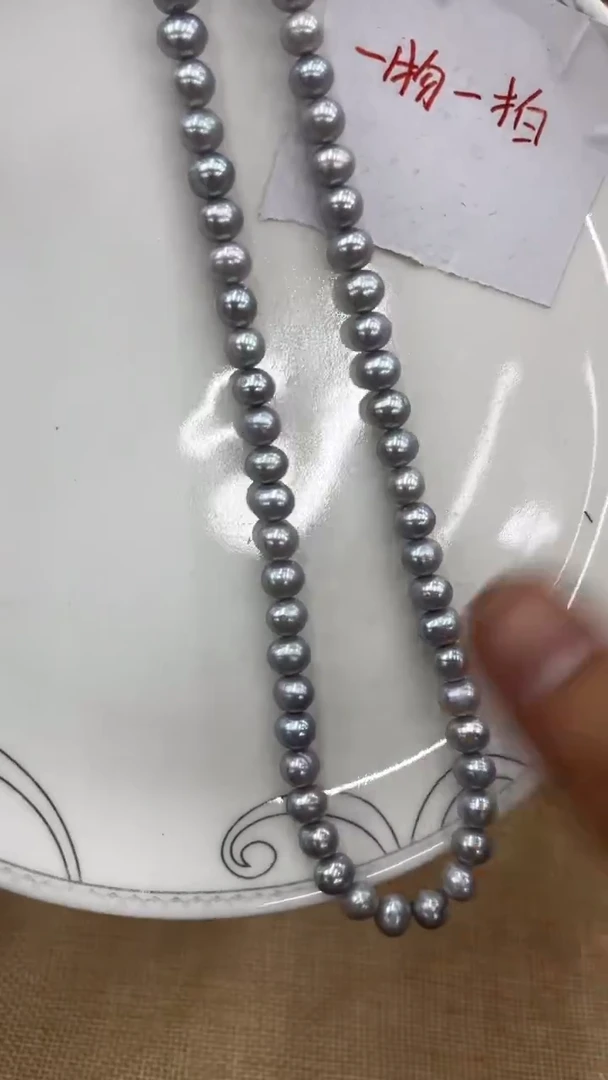 颈饰银S925镶嵌淡水珍珠294