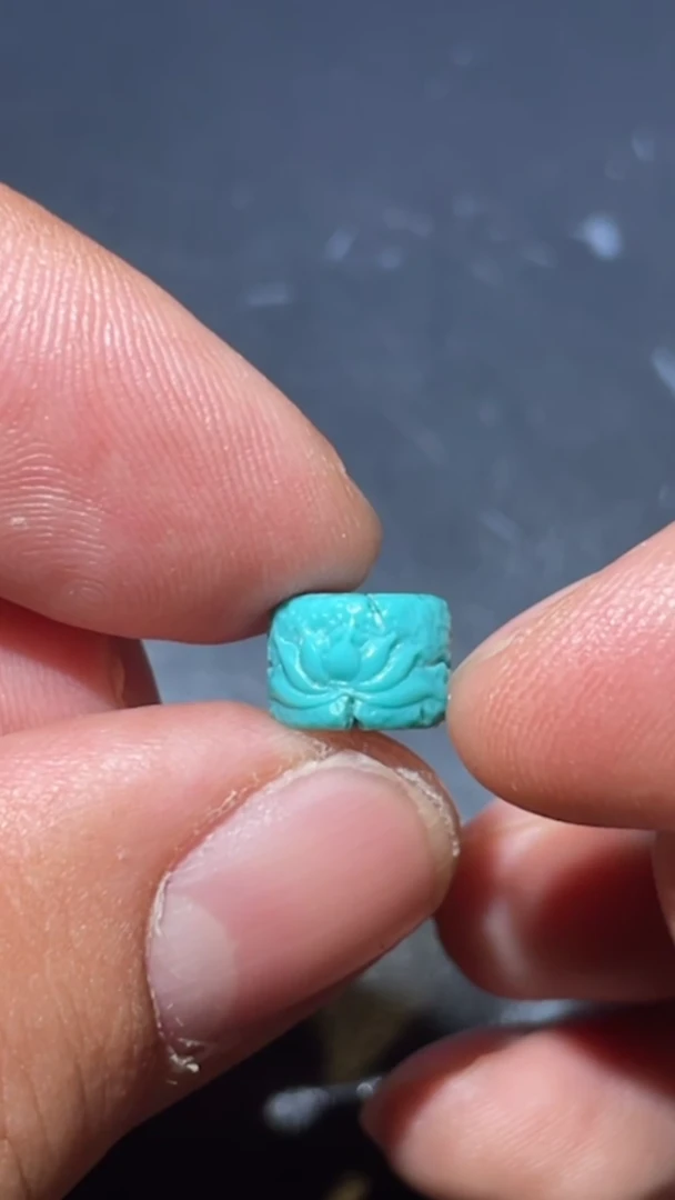 【闪购商品】绿松石佛窟9mm未镶嵌1800-263