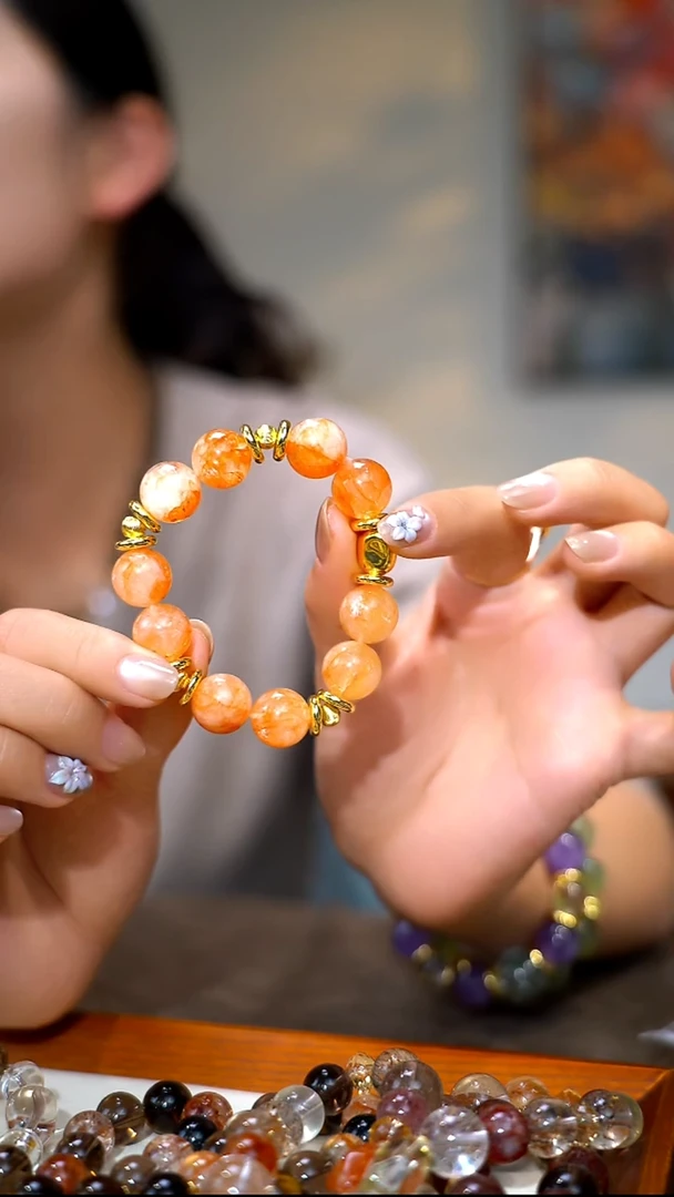 未镶嵌手链水晶胶花