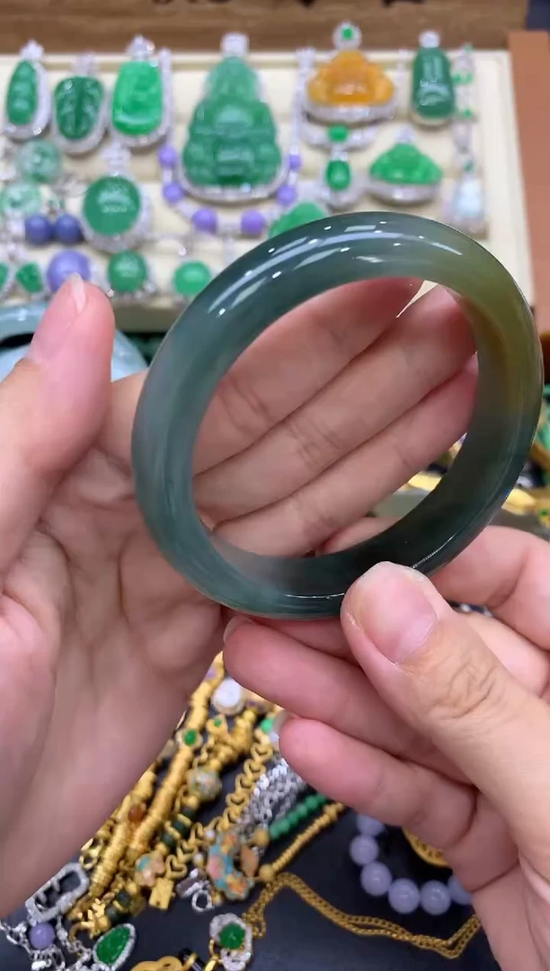 翡翠手镯未镶嵌534-中国好珍宝  打包