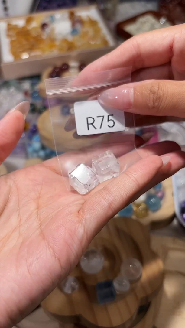 未镶嵌手串水晶冰*R75喜马拉雅方糖2颗拍3