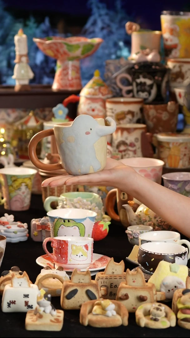 其他陶景德镇釉下彩手绘设计师款陶瓷