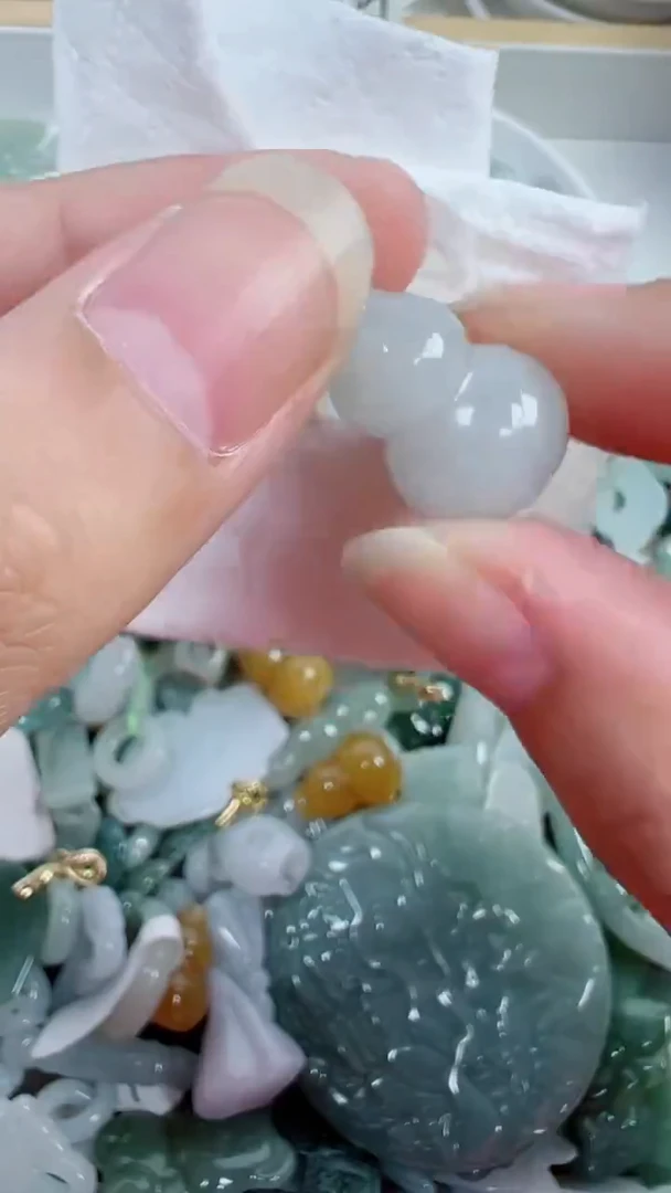 散珠翡翠74号链接，A货翡翠