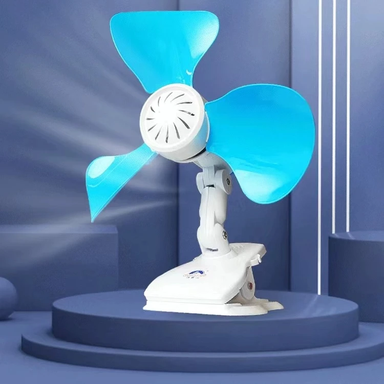 迷你夹扇家用床上学生宿舍床头大风静音电风扇迦密山小天使丝雨