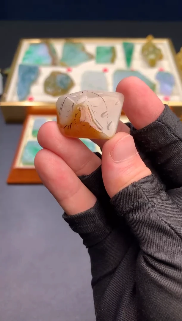 定制翡翠未镶嵌天然翡翠裸石 （含工费）