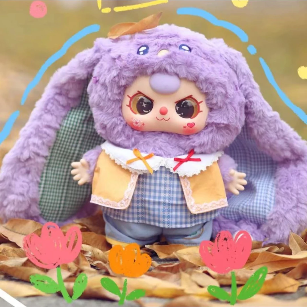 【拆盒】娃三岁400大体二代毛绒盲盒可爱生日礼物潮玩手办