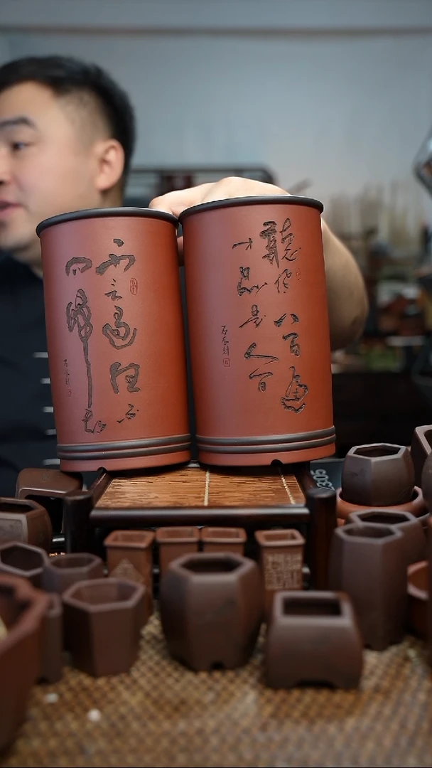 紫砂花盆i***x長木軒精品紫砂