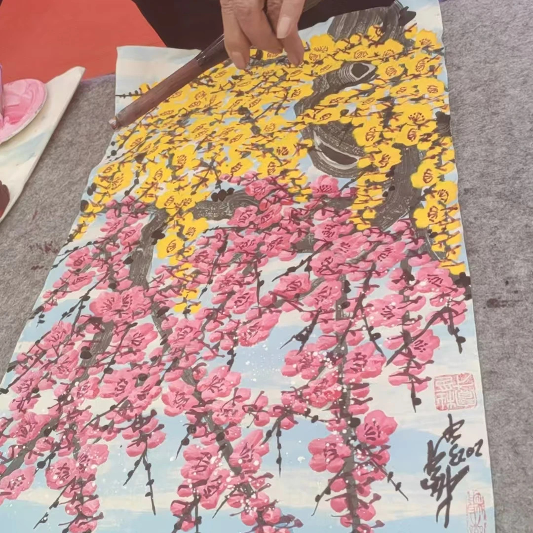 橱窗展示/文峰美术/杜宝才老师/宣纸国画/有证书