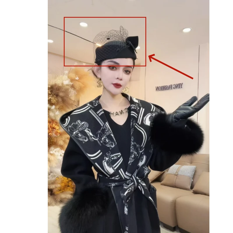 【YING FASHION】莹老板-时尚气质休百搭法式帽子 8021094