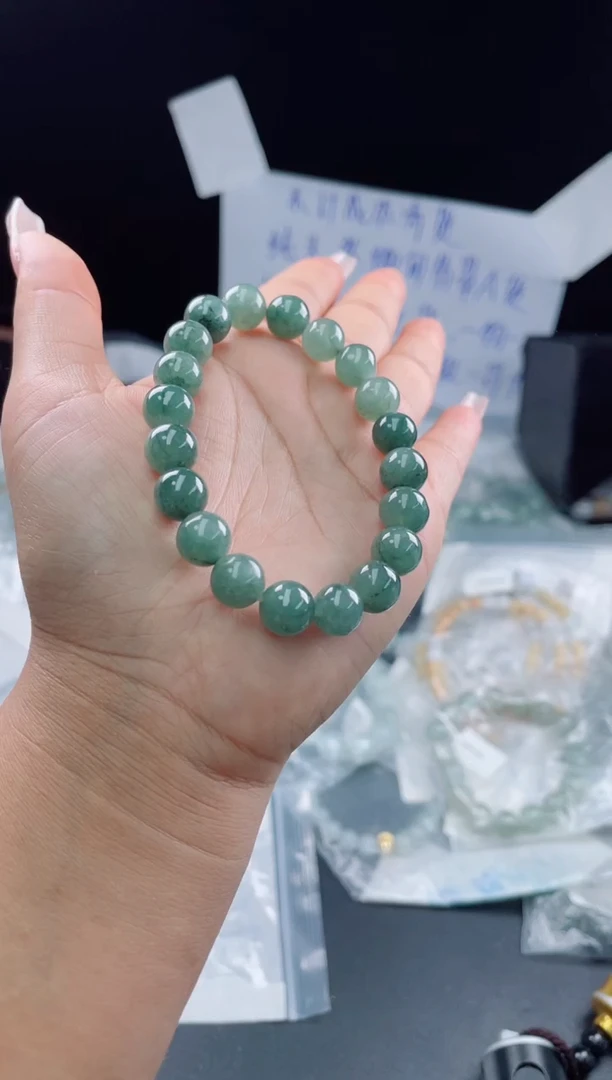 未镶嵌戒指翡翠珠串