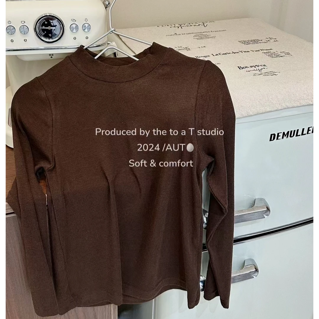 草莓香蕉【25年秋季新款】亲子百搭中领打底衫3001