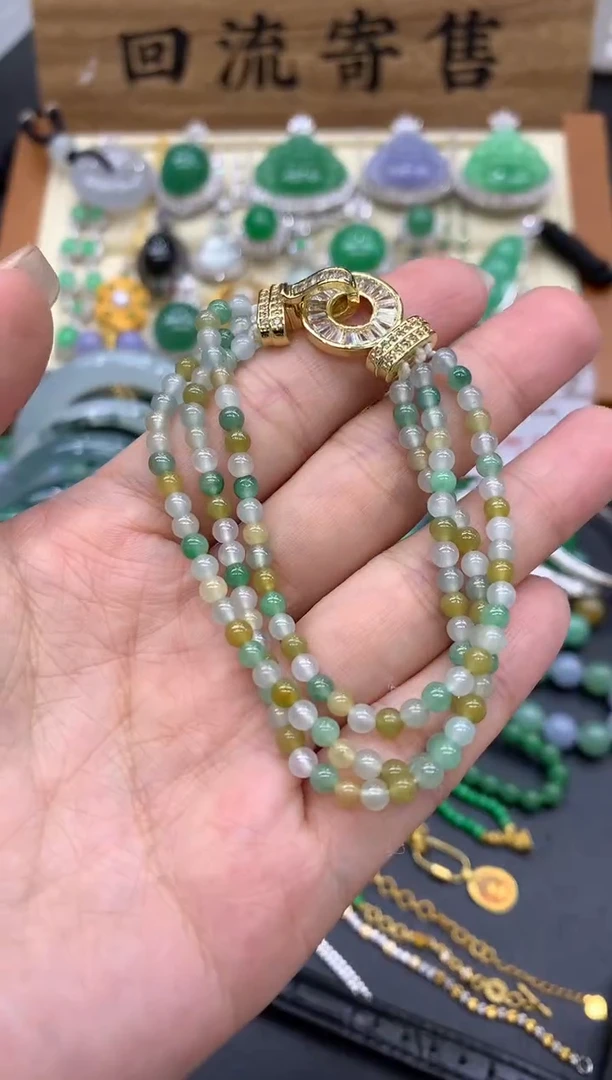 【闪购商品】翡翠手串未镶嵌65-中国好珍宝