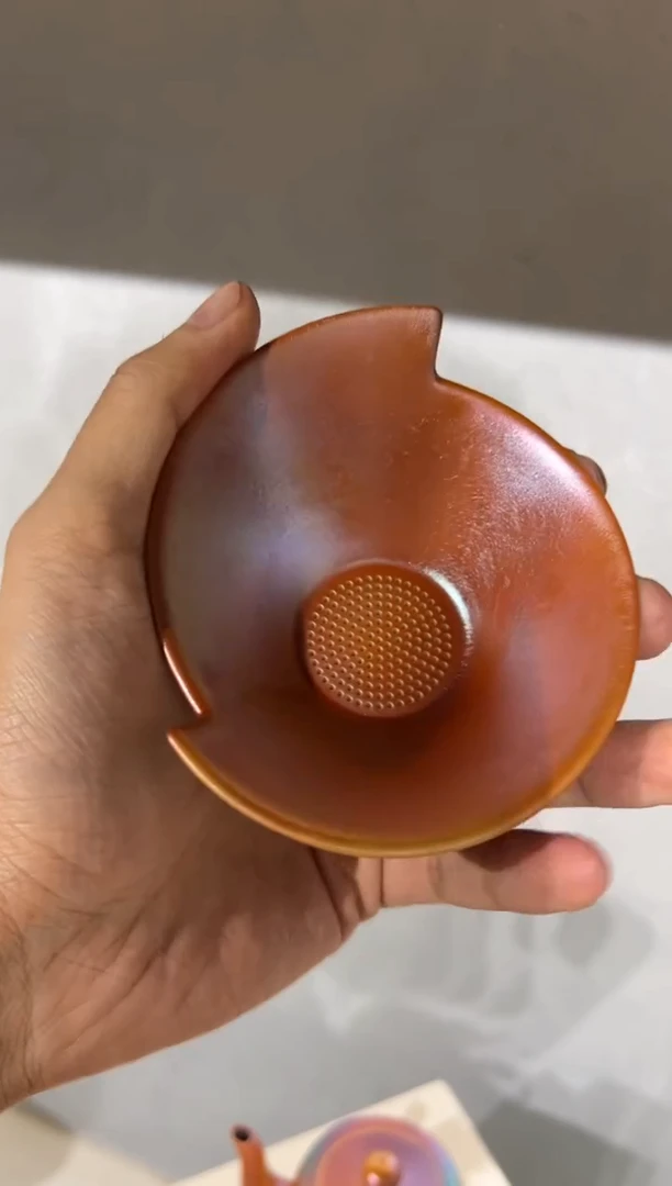 109柴房陶瓷柴烧茶漏